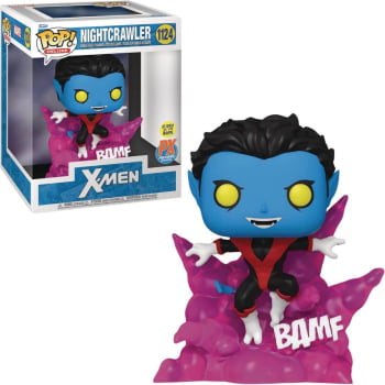 Boneco Colecionável Marvel Funko Pop X-Men Nightcrawler Teleporting 1124 GITD Noturno