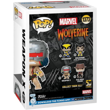 Boneco Colecionável Marvel Funko Pop X-Men Wolverine Weapon X 1373