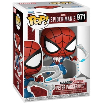 Boneco Colecionável Marvel Spider-Man Advanced Suit 791 Homem Aranha 2 Gamerverse