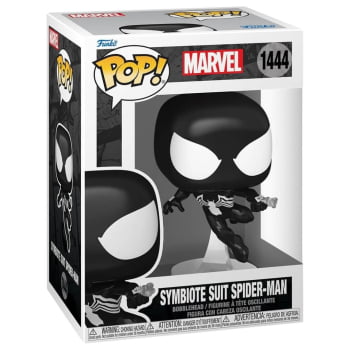 Boneco Funko Pop Homem Aranha Symbiote Suit Spider-Man 1444 Marvel Comics