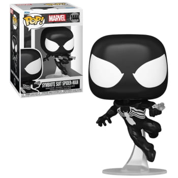 Boneco Funko Pop Homem Aranha Symbiote Suit Spider-Man 1444 Marvel Comics