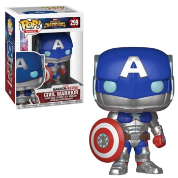 Boneco Funko Pop Marvel Contest of Champions Civil Warrior 299 Gamerverse