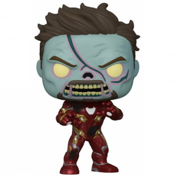 Boneco Funko Pop Marvel What If Zombie Iron Man 944 Homem de Ferro