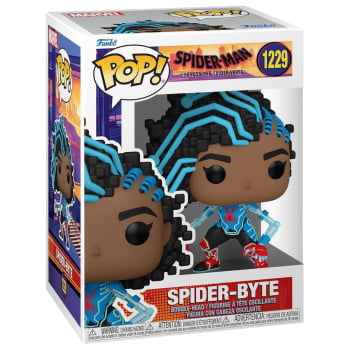 Boneco Funko Pop Spider-Byte 1229 Spider-Man Across The Spider-Verse