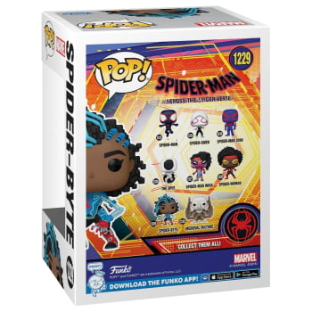 Boneco Funko Pop Spider-Byte 1229 Spider-Man Across The Spider-Verse