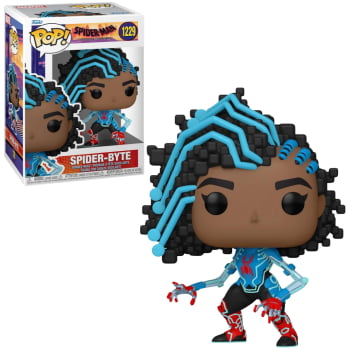 Boneco Funko Pop Spider-Byte 1229 Spider-Man Across The Spider-Verse