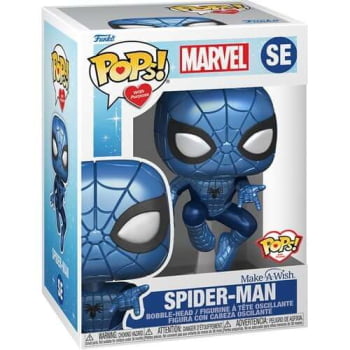 Boneco Homem Aranha SE Marvel Funko Pop Spider-Man Make-A-Wish