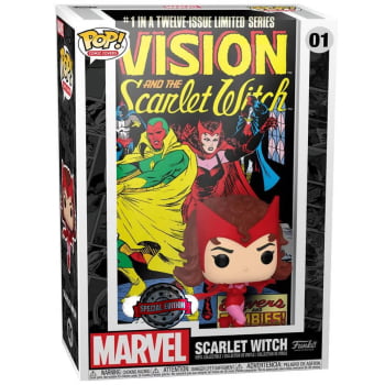 Boneco Marvel Funko Pop Comic Covers Scarlet Witch 01