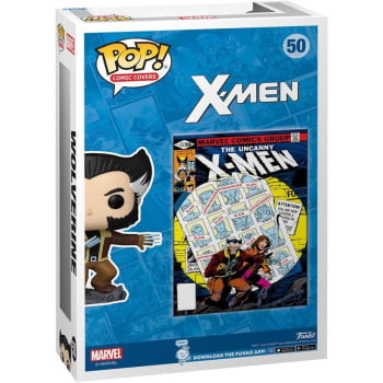 Boneco Marvel Funko Pop Comic Covers Uncanny X-Men Wolverine 50