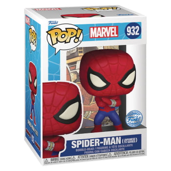 Boneco Marvel Funko Pop Homem Aranha 932 Spider-Man Japanese TV Series
