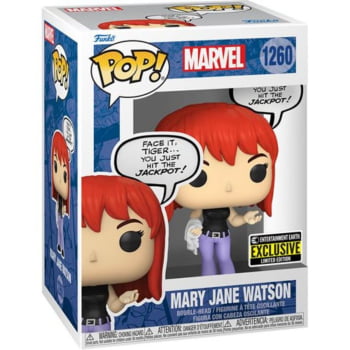 Boneco Marvel Funko Pop Mary Jane Watson 1260 Homem Aranha