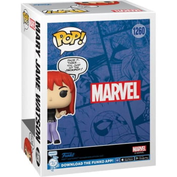 Boneco Marvel Funko Pop Mary Jane Watson 1260 Homem Aranha