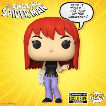 Boneco Marvel Funko Pop Mary Jane Watson 1260 Homem Aranha