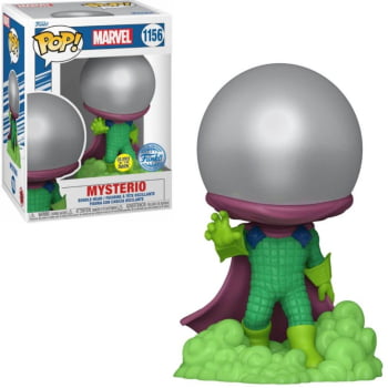 Boneco Marvel Funko Pop Mysterio GITD 1156 Homem Aranha