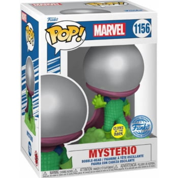 Boneco Marvel Funko Pop Mysterio GITD 1156 Homem Aranha