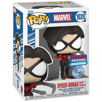 Boneco Marvel Funko Pop Spider Woman Mattie Franklin 1020 Mulher Aranha