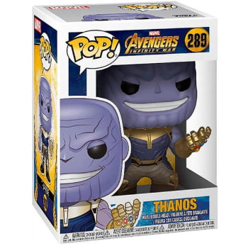 Boneco Vingadores Guerra Infinita Funko Pop Thanos 289 Avengers Infinity War