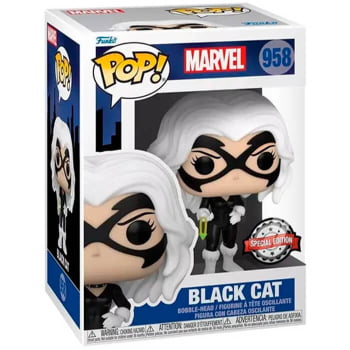 Boneco Funko Pop Marvel Homem Aranha Black Cat 958 Gata Negra