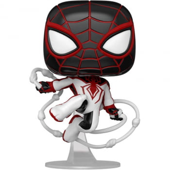 Funko Pop Miles Morales T.R.A.C.K. Suit 768 Marvel Homem-Aranha