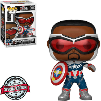 Funko Pop Capitão América Sam Wilson 818 The Falcon and Winter Soldier