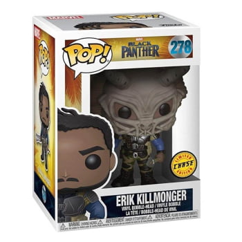 Funko Pop Erik Killmonger 278 CHASE Pantera Negra Black Panther
