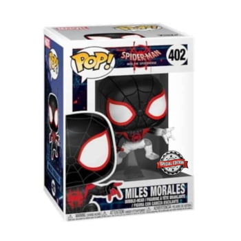 Funko Pop Miles Morales Homem Aranha 402 Into The Spiderverse