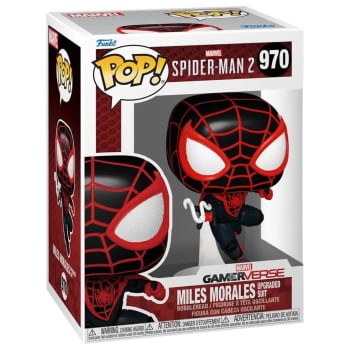 Funko Pop Spider-Man 2 Miles Morales 970 Upgraded Suit