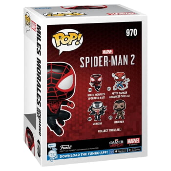 Funko Pop Spider-Man 2 Miles Morales 970 Upgraded Suit