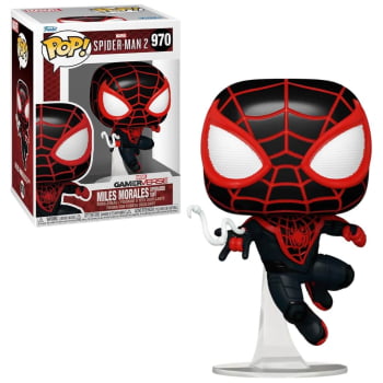 Funko Pop Spider-Man 2 Miles Morales 970 Upgraded Suit