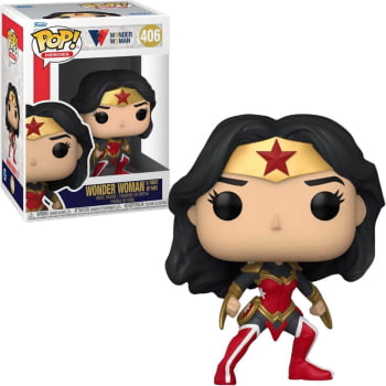 Boneco Colecionável Funko Pop DC Comics Mulher Maravilha 406 Wonder Woman A Twist of Fate