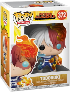 Boneco Colecionável Funko Pop Todoroki Shoto Metallic 372 My Hero Academia