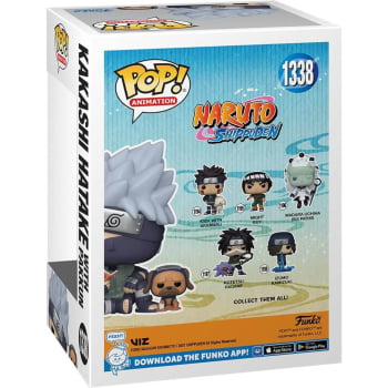 Boneco Funko Pop Naruto Shippuden Kakashi Hatake with Pakkun 1338