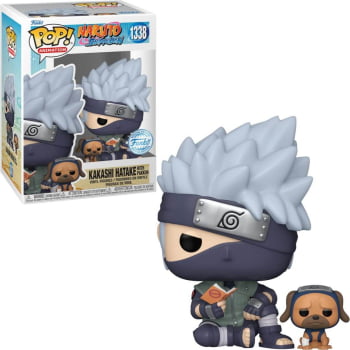 Boneco Funko Pop Naruto Shippuden Kakashi Hatake with Pakkun 1338