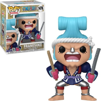 Boneco Colecionável Funko Pop One Piece Franosuke 1476 Franky