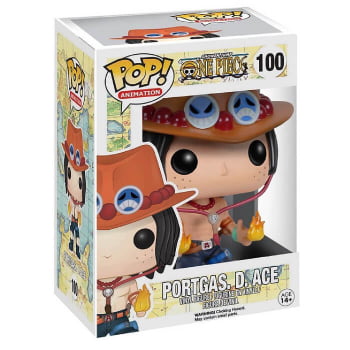 Boneco Funko Pop Portgas D. Ace 100 One Piece
