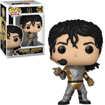 Boneco Colecionável Funko Pop Rocks Michael Jackson Armor 376