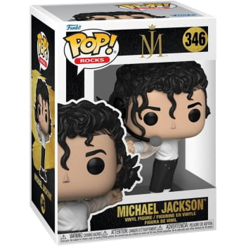 Boneco Colecionável Funko Pop Rocks Michael Jackson Super Bowl 346