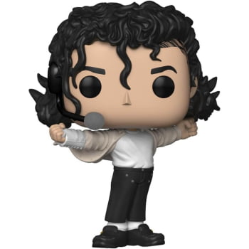 Boneco Colecionável Funko Pop Rocks Michael Jackson Super Bowl 346