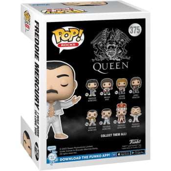 Boneco Colecionável Funko Pop Rocks Queen Freddie Mercury 375 I Was Born to Love You