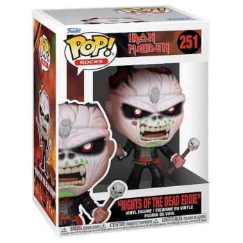 Boneco Funko Pop Iron Maiden - Nights of the Dead Eddie 251 Rocks