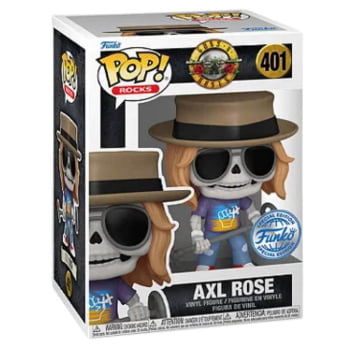 Funko Pop Axl Rose Skeleton 401 Guns n' Roses Exclusive