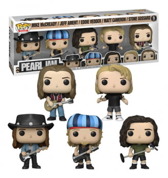 Funko Pop Pearl Jam 5-Pack Full Band Funko Pop Rocks