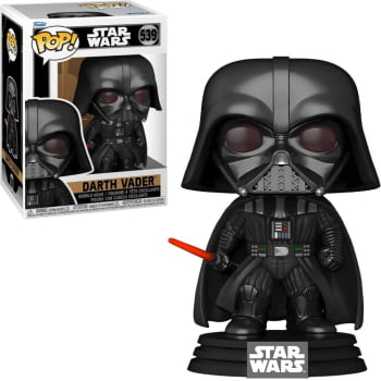 Boneco Colecionável Funko Pop Darth Vader 539 Star Wars Obi-Wan Kenobi