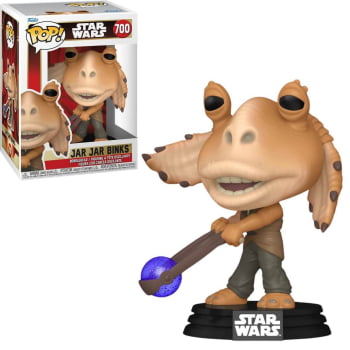 Boneco Colecionável Funko Pop Star Wars Jar Jar Binks 700 The Phantom Menace