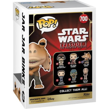 Boneco Colecionável Funko Pop Star Wars Jar Jar Binks 700 The Phantom Menace