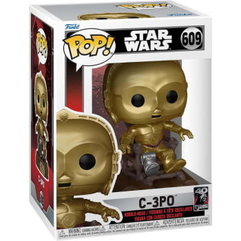 Boneco Colecionável Funko Pop Star Wars Return of the Jedi C-3PO 609