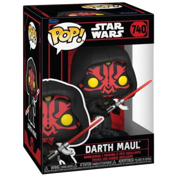 Boneco Funko Pop Darkside Darth Maul 740 Star Wars