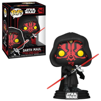 Boneco Funko Pop Darkside Darth Maul 740 Star Wars