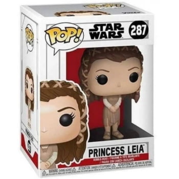 Boneco Funko Pop Princesa Leia 287 Star Wars Return of The Jedi