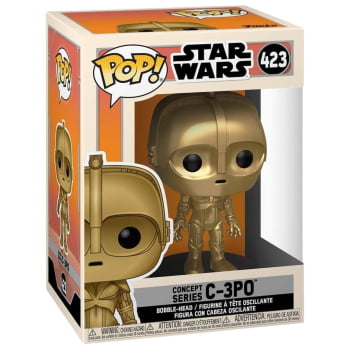 Boneco Funko Pop Star Wars Concept Series C-3PO 423 
